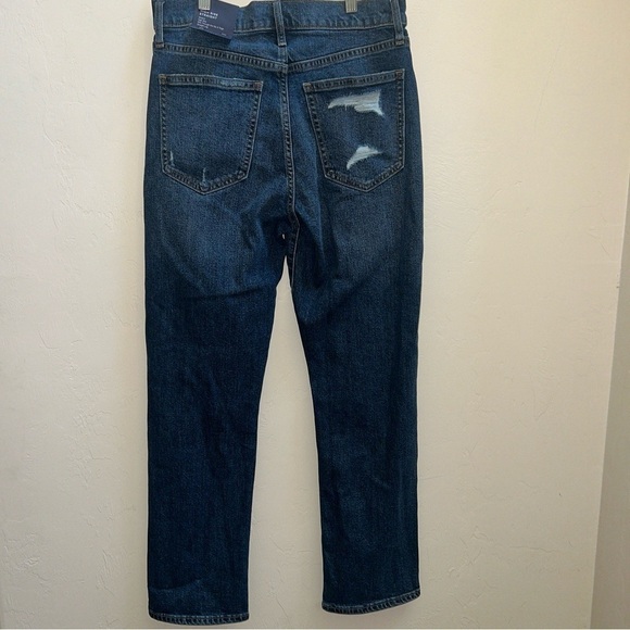 Gap High Rise Distressed Straight Jeans Women’s Size 28 NWT - Picture 2 of 6